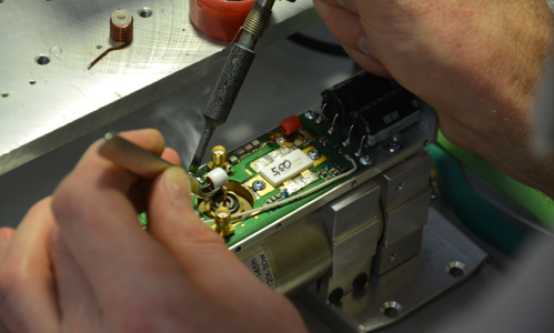 Soldering of printed-circuit board